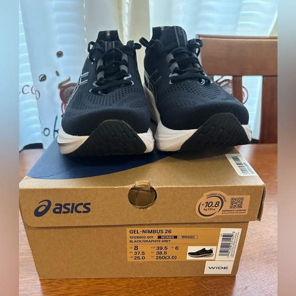New in Box ASICS GEL-Nimbus 26 Women’s 8 Wide - Picture 2 of 5